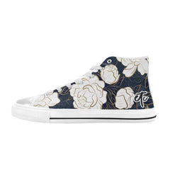 ETC Summer Peonies High Top Canvas Sneakers