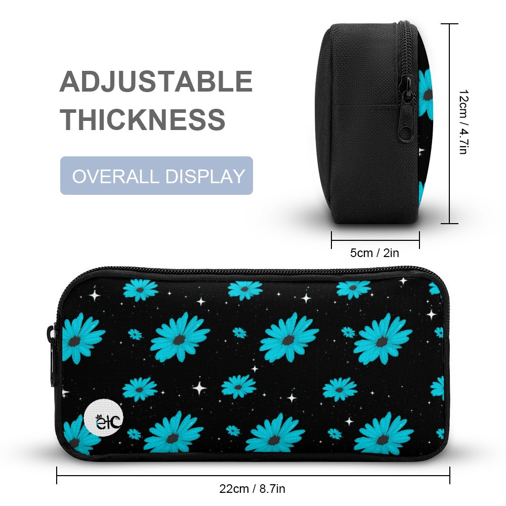 ETC Blue Daisies Backpack Set