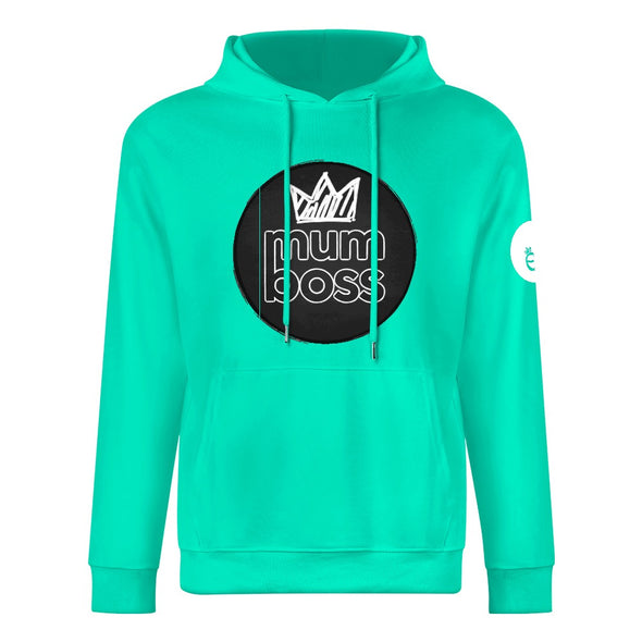 ETC Mum Boss Mint Cotton Hoodie