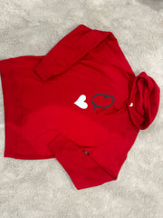 XL Queen of hearts hoodie