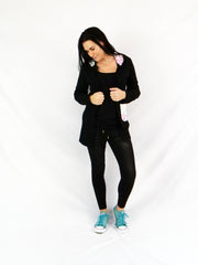 ETC Teal Leopard Cardi