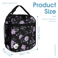 ETC Fleur Violettes Back Pack Set