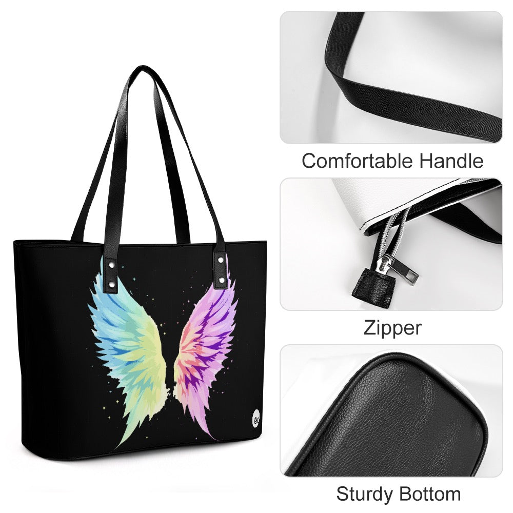 ETC Angel Wings PU Leather Tote