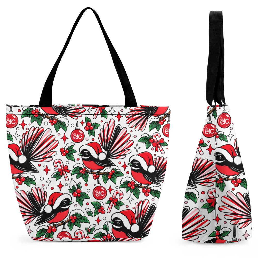 ETC Christmas Fantail Tote