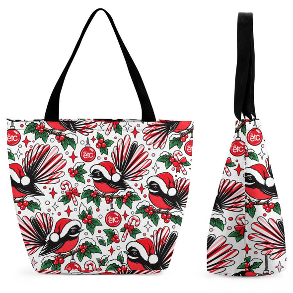 ETC Christmas Fantail Tote
