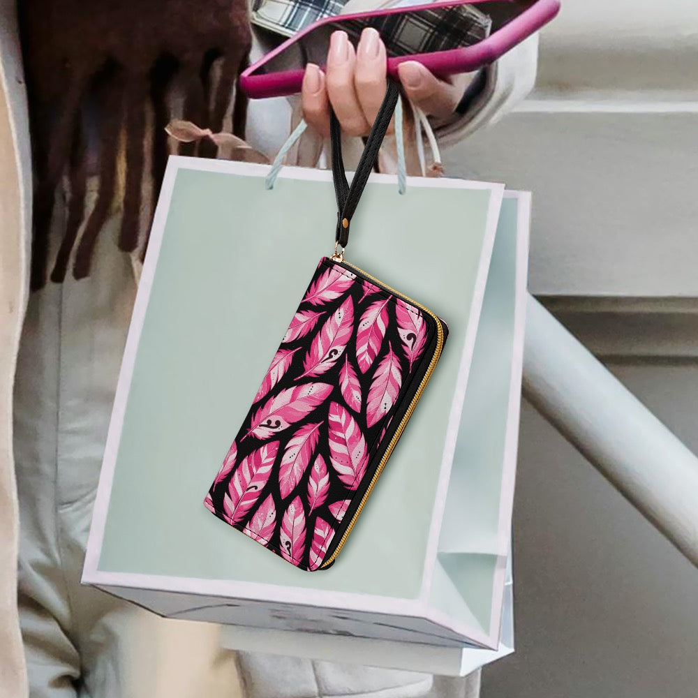 ETC Limited Edition Pink Feather Wallet