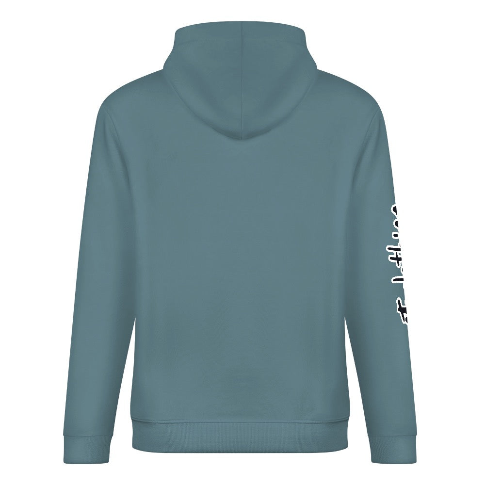 ETC Cherry Blossom Bird Slate Grey Hoodie