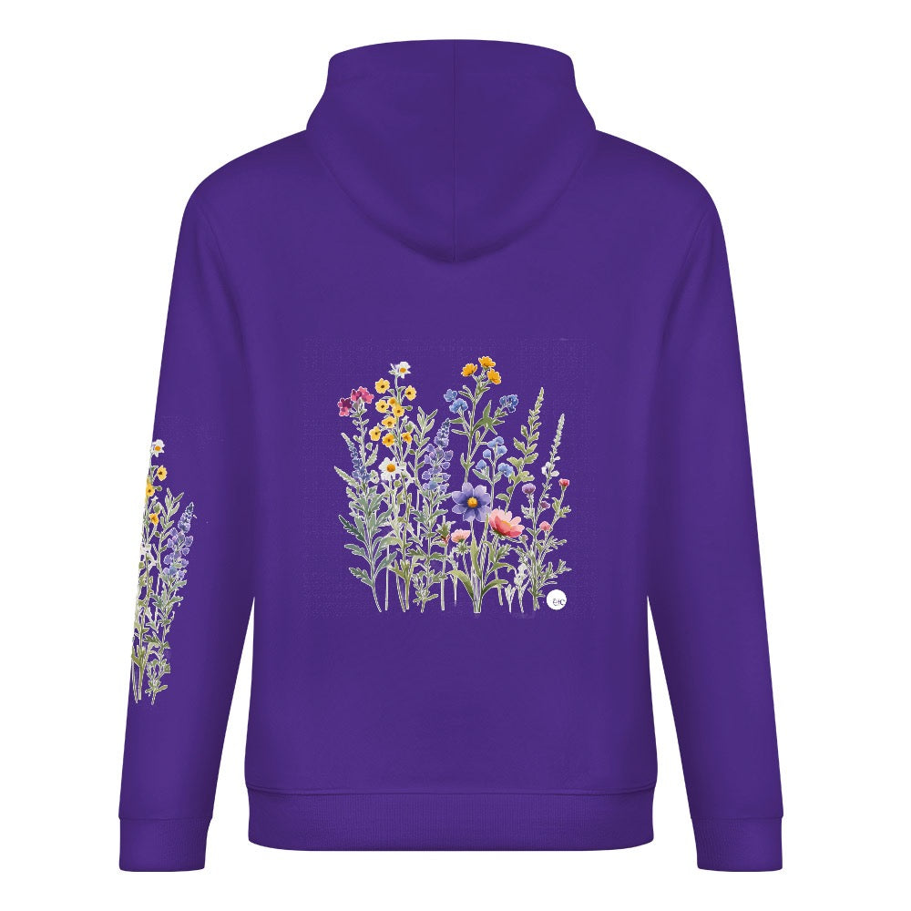 ETC Wild Child Purple Cotton Hoodie