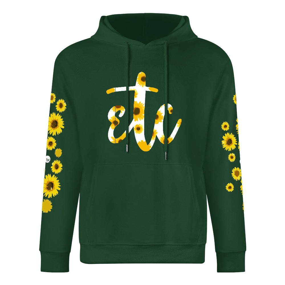 ETC Sunflower Green Cotton Hoodie