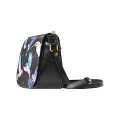 ETC Hummingbird PU Leather Saddle Bag