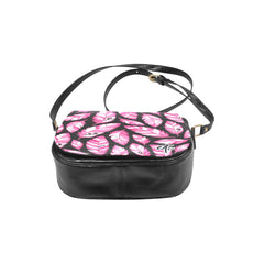 ETC Limited Edition Pink Feather Saddle Bag