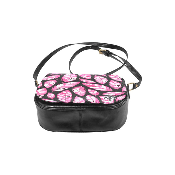 ETC Limited Edition Pink Feather Saddle Bag