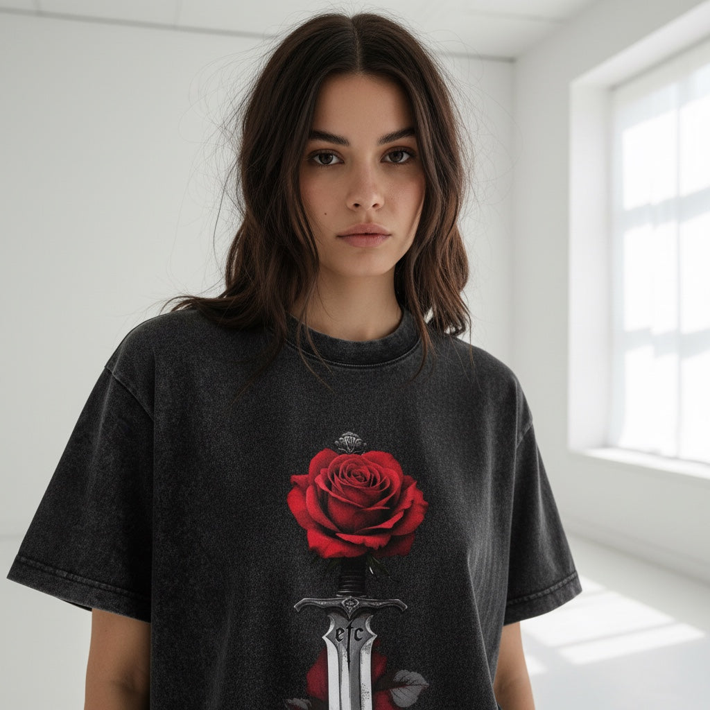 ETC Rose Dagger Vintage Tee