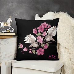 ETC Floral Fantail Pillow Case