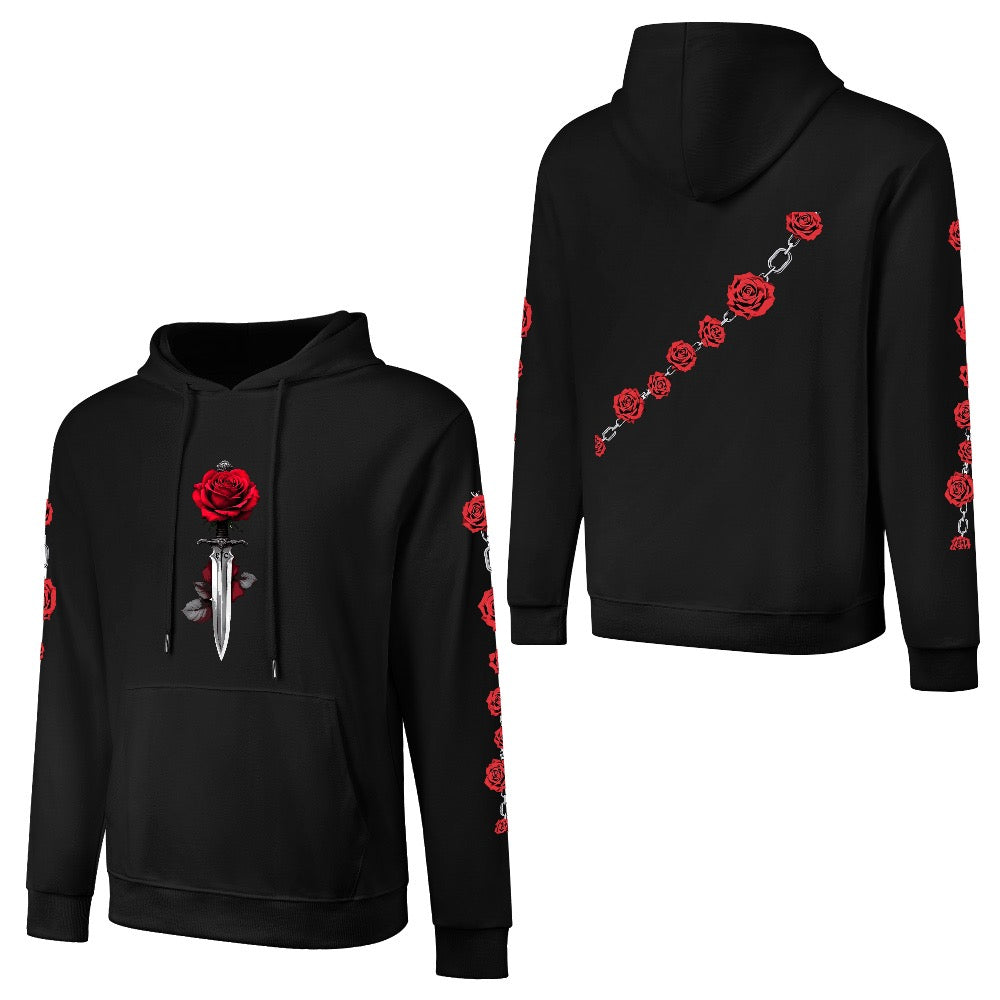 ETC Rose Dagger Cotton Hoodie