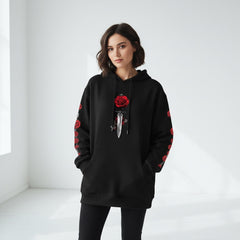 ETC Rose Dagger Cotton Hoodie