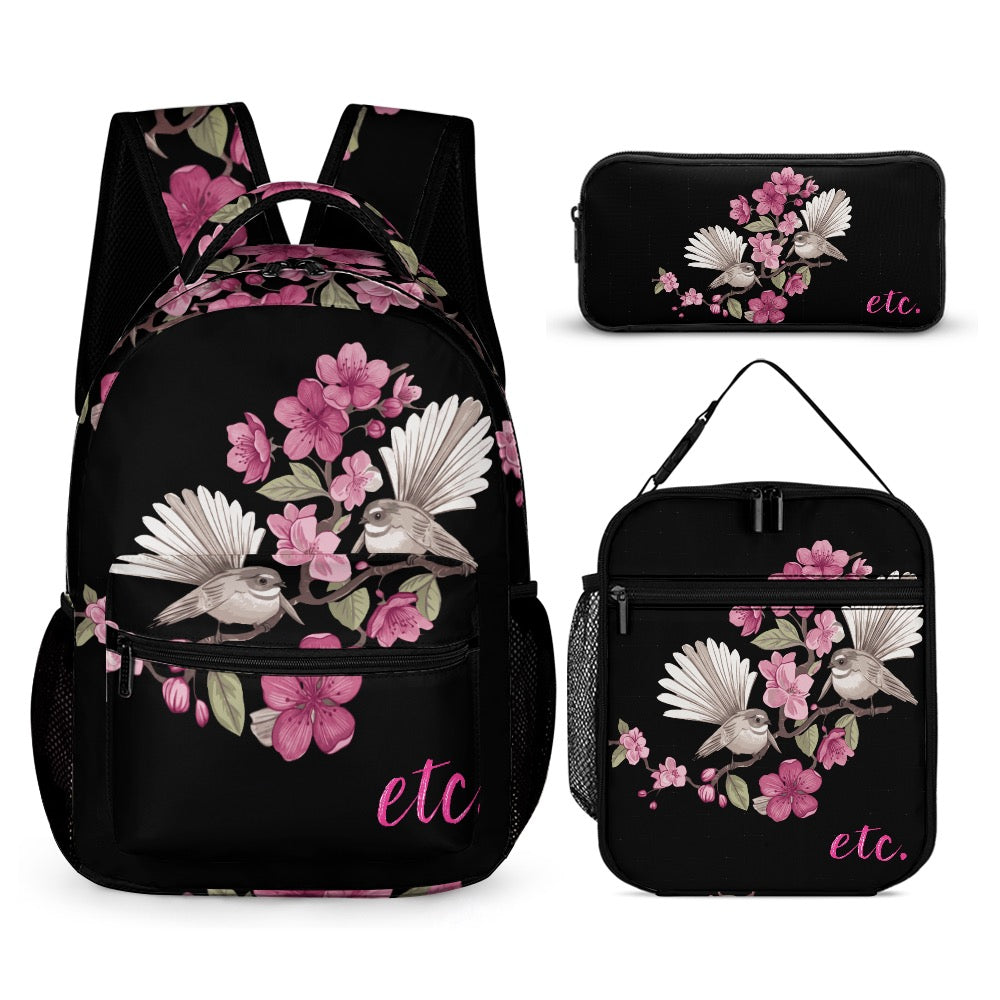 ETC Floral Fantail Bag Set