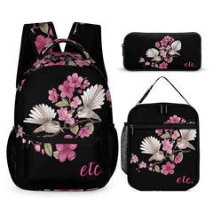 ETC Floral Fantail Bag Set