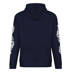 ETC Floral Dog Navy Cotton Dog Hoodie