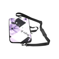 ETC Purple Floral Bloom Laptop Bag