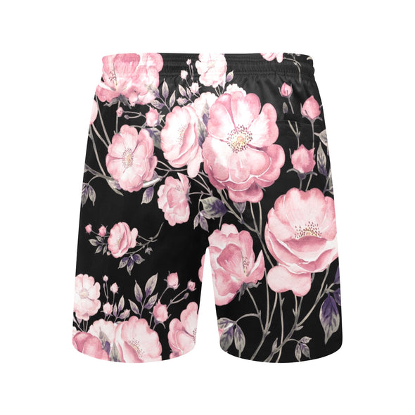 ETC Spring 17' Pink Peonies Board Shorts