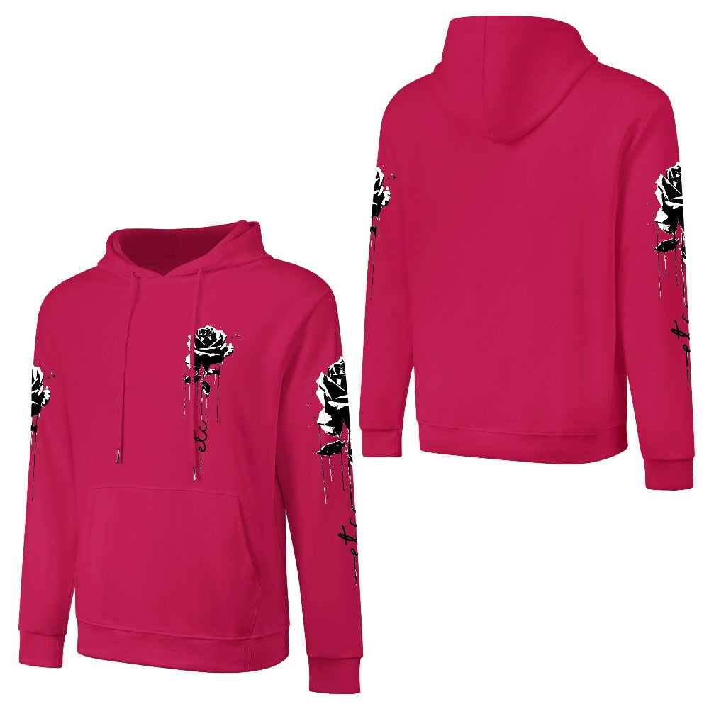 ETC Dripping Rose Pink Hoodie