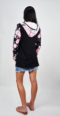 Spring Pink 17' Peonies Lightweight Cardi