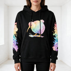 ETC Painted Pastel Kiwi Cotton Hoodie