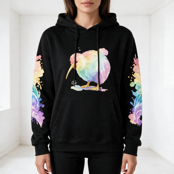 ETC Painted Pastel Kiwi Cotton Hoodie