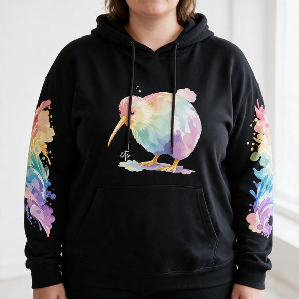 ETC Painted Pastel Kiwi Cotton Hoodie