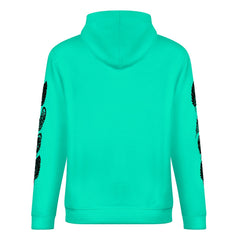 ETC Feather Silhouette Cotton Mint Hoodie