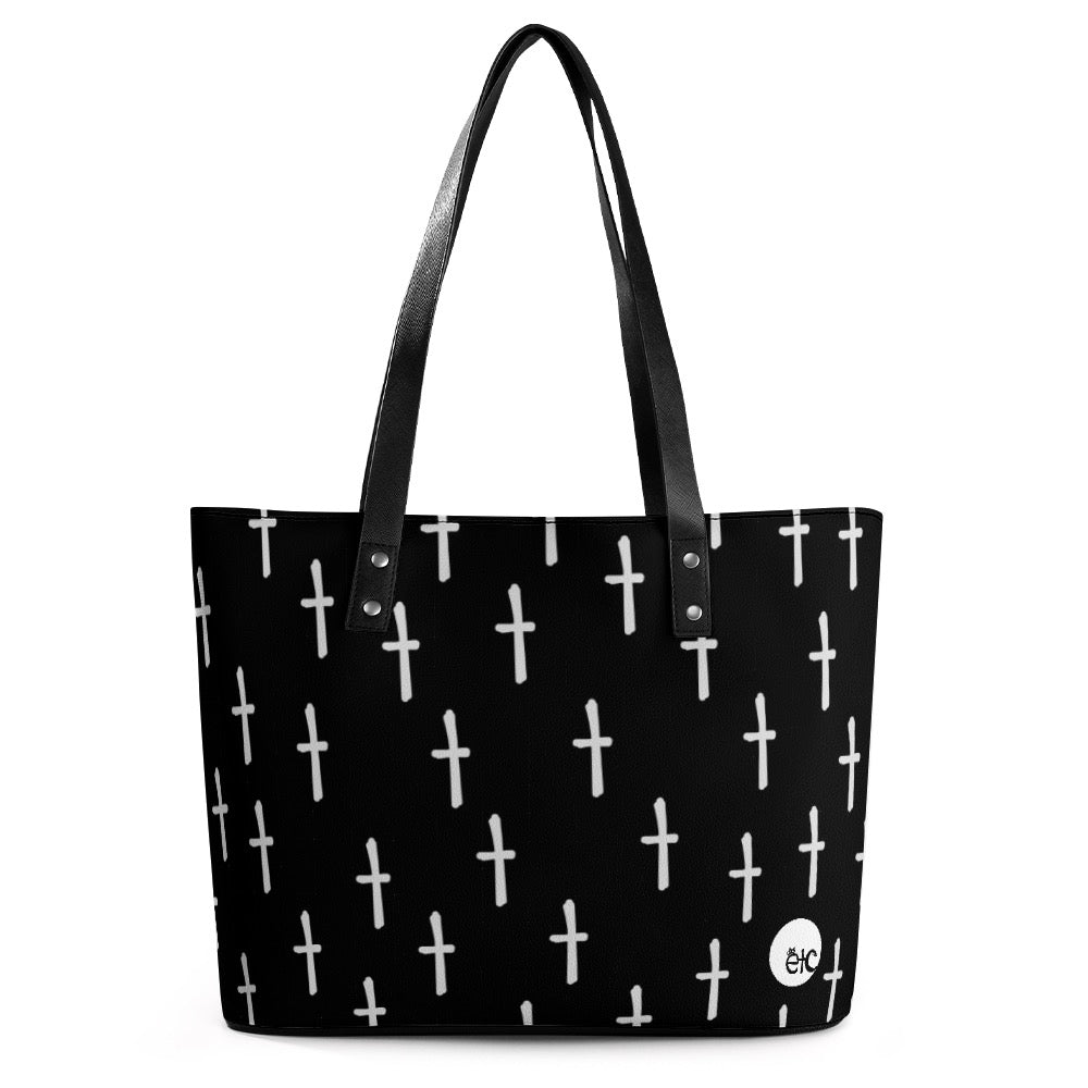 ETC 't' Leather Handbag