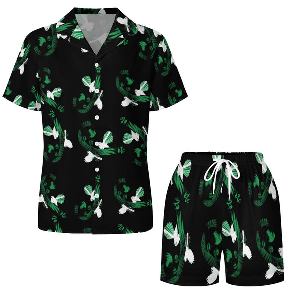 ETC Green Piwakawaka Koru Pajamas