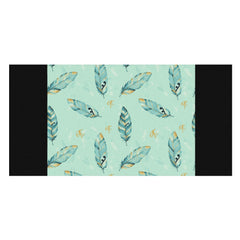 ETC Mint Feathers Beach Towel