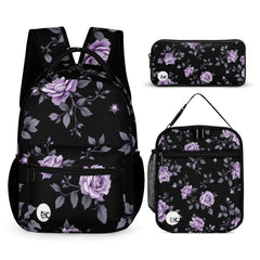 ETC Fleur Violettes Back Pack Set