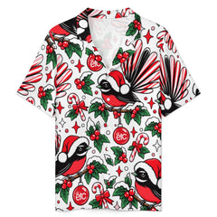 ETC Christmas Fantail Mens Silk PJs