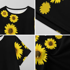 ETC Sunflower Tee Dress