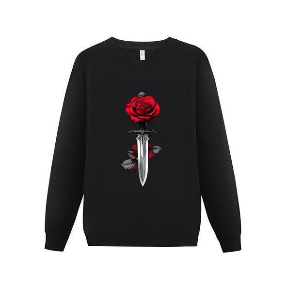 ETC Rose Daggers Cotton Fleece Crew