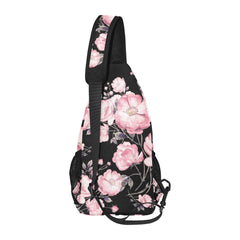 ETC Spring 17' Pink Peonies Cross Body Bag