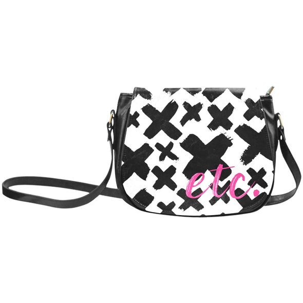 ETC Hot 'x' PU Leather Saddle Bag