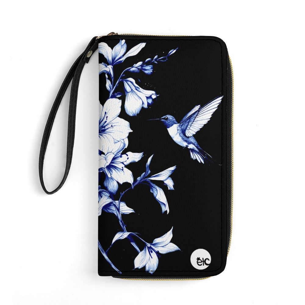 ETC Black Hummingbird Silhouette Wallet