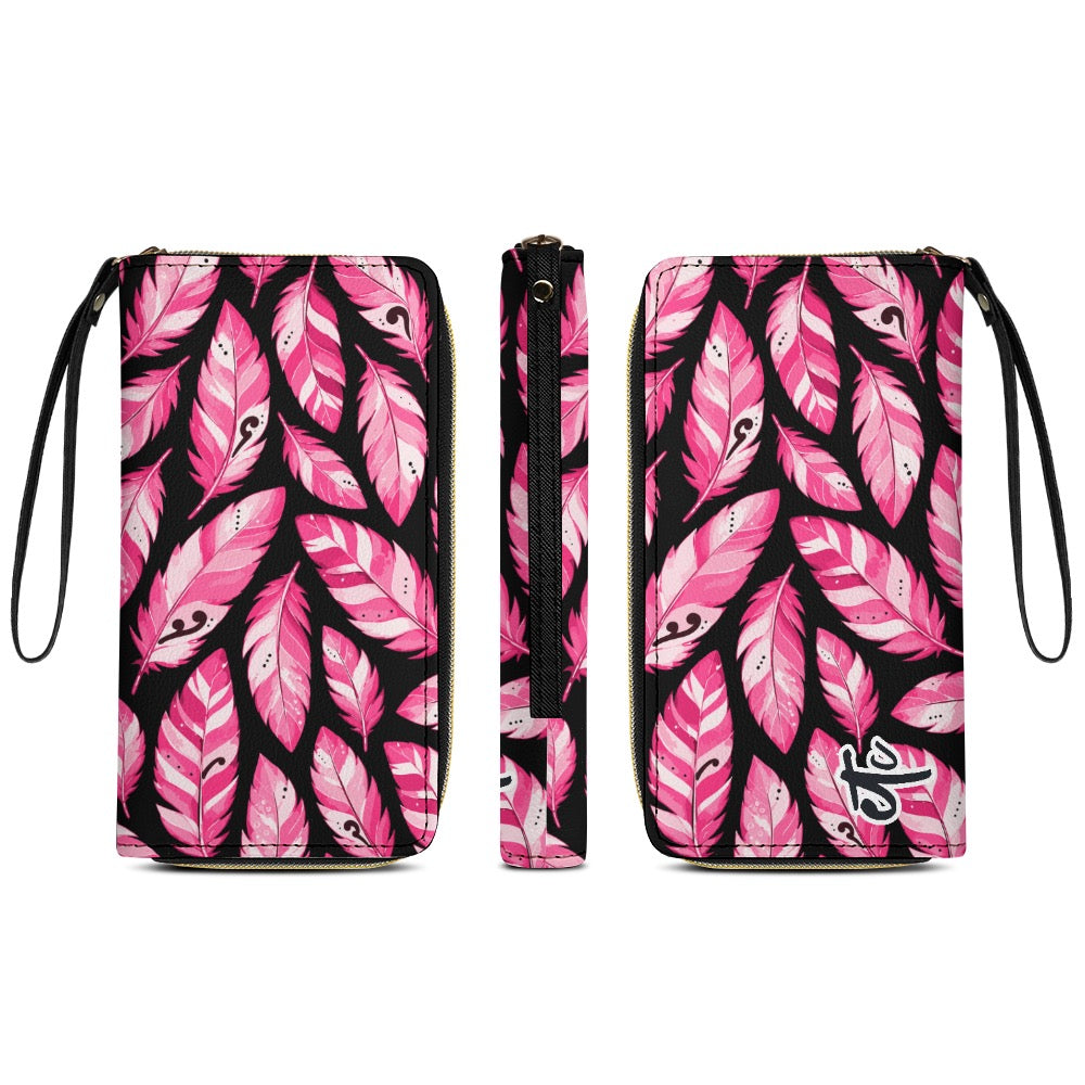 ETC Limited Edition Pink Feather Wallet