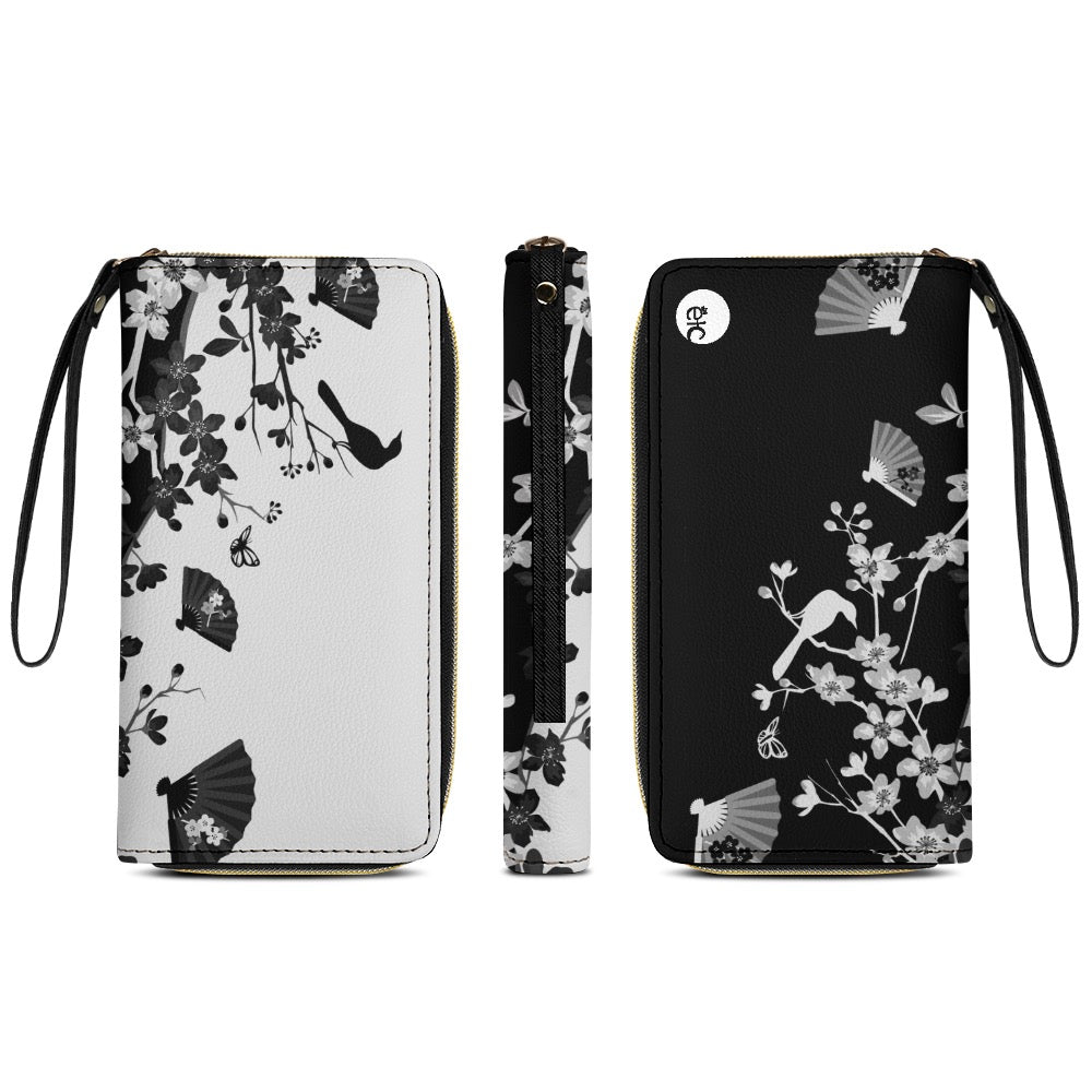 ETC Yin Yang Floral PU Leather Wallet