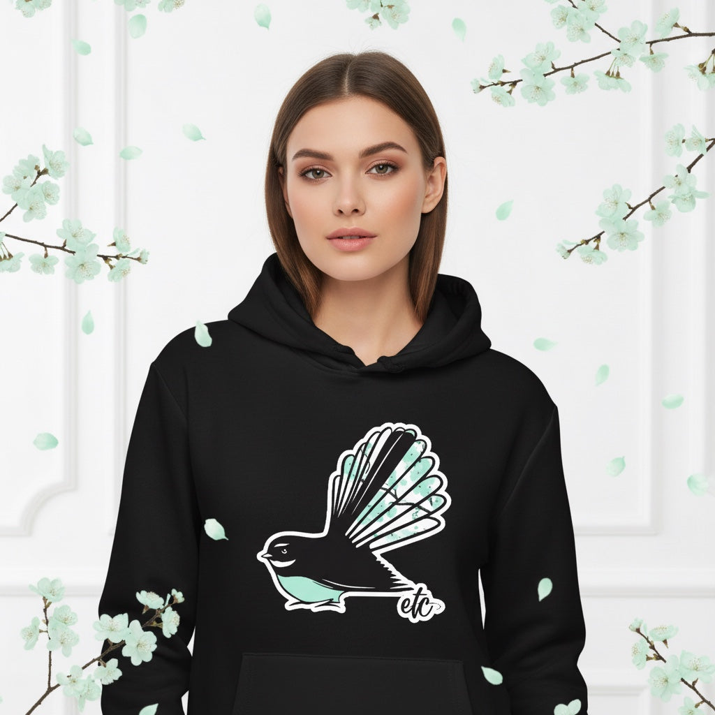 ETC Mint Fantail Cotton Hoodie