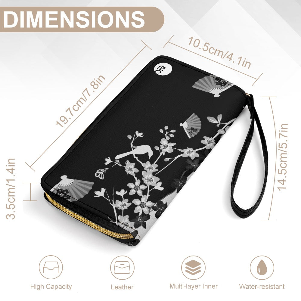 ETC Yin Yang Floral PU Leather Wallet