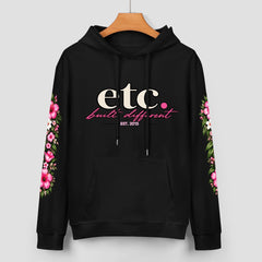 ETC Built Different Floral Cotton Hoodie
