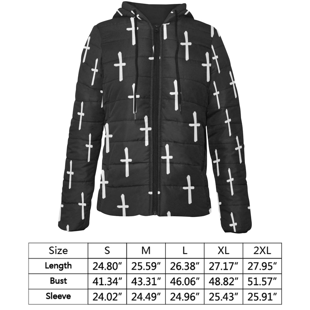 ETC 't' Winter Hooded Puffer Jacket