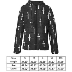 ETC 't' Winter Hooded Puffer Jacket