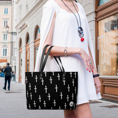 ETC 't' Leather Handbag