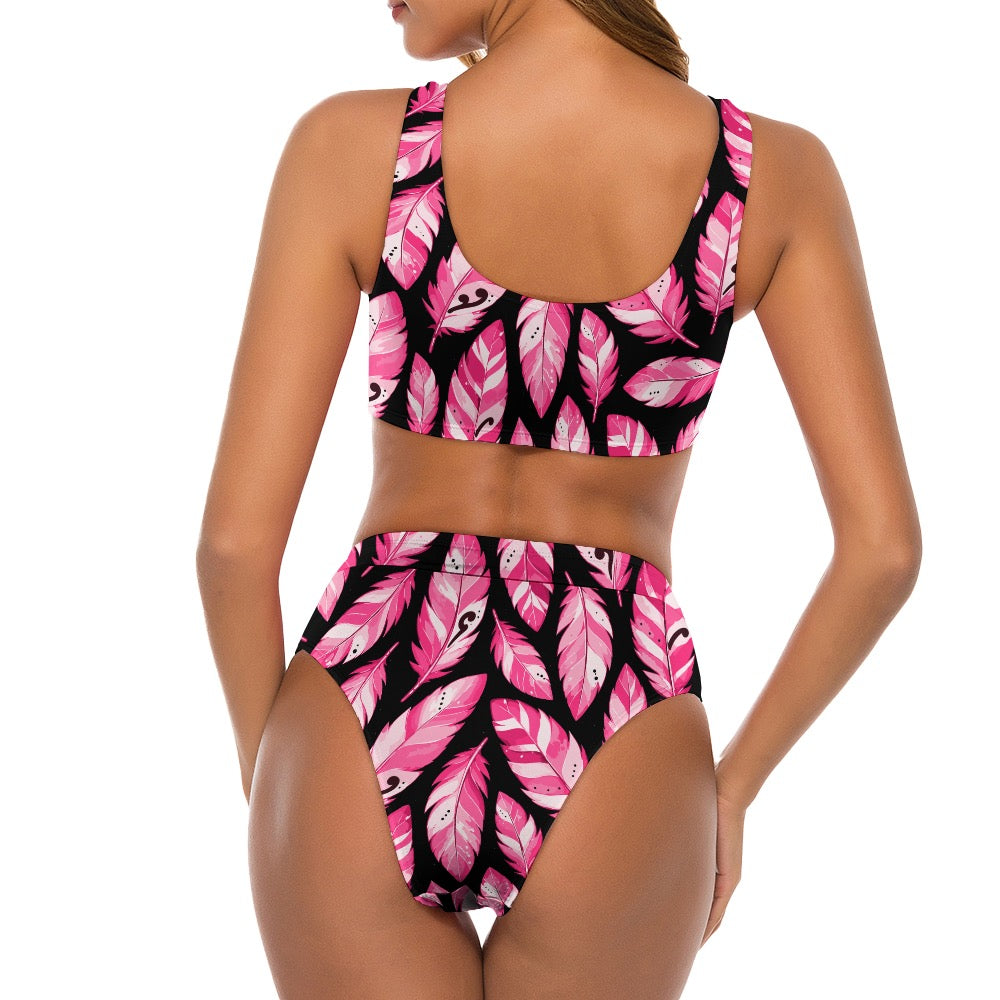 ETC Limited Edition Pink Feather Bikini